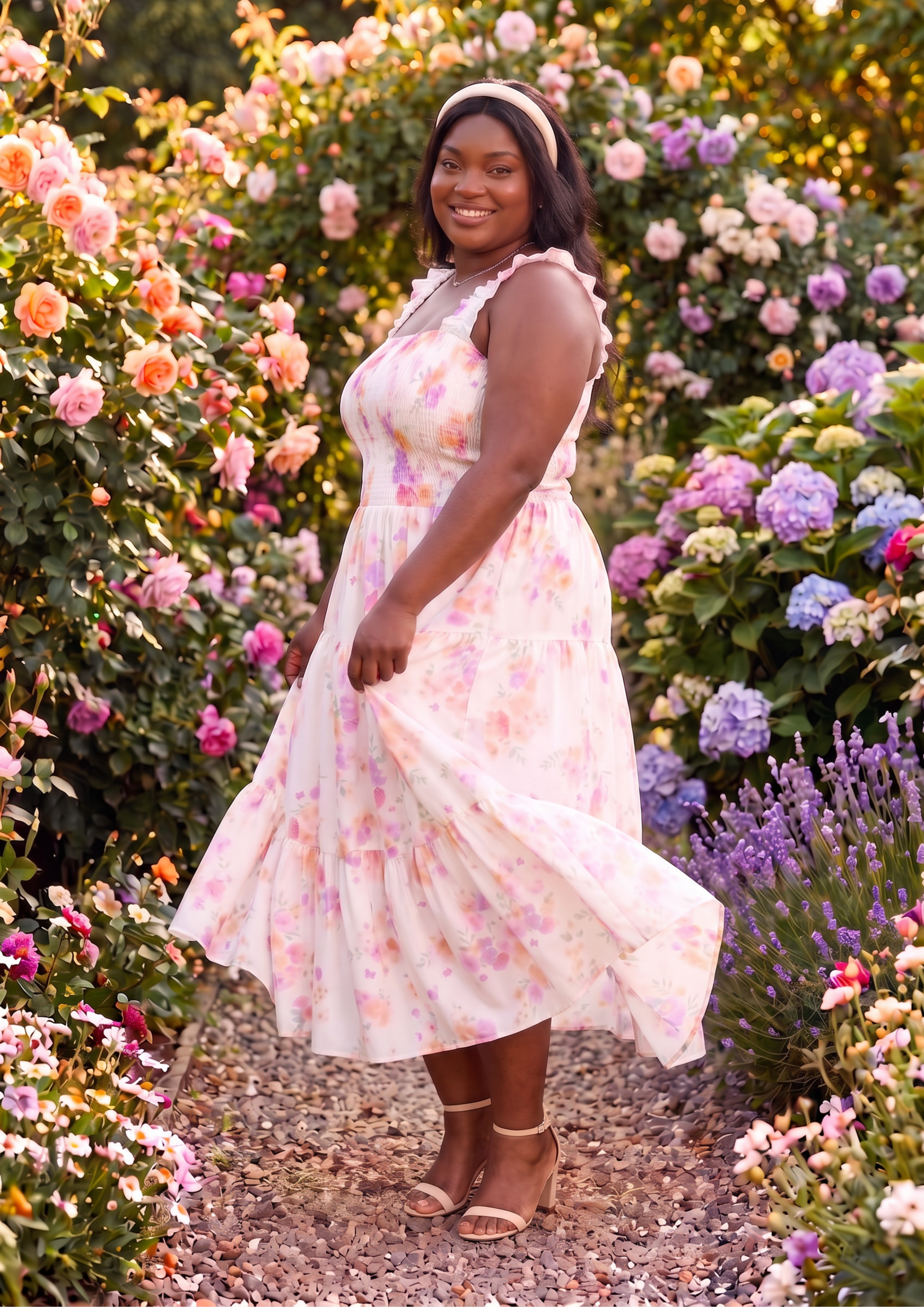 Giselle Dress - Sorbet Floral – Eravela
