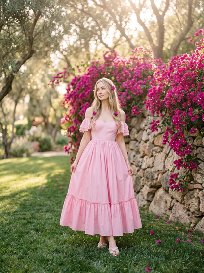Brietta Dress - Rose